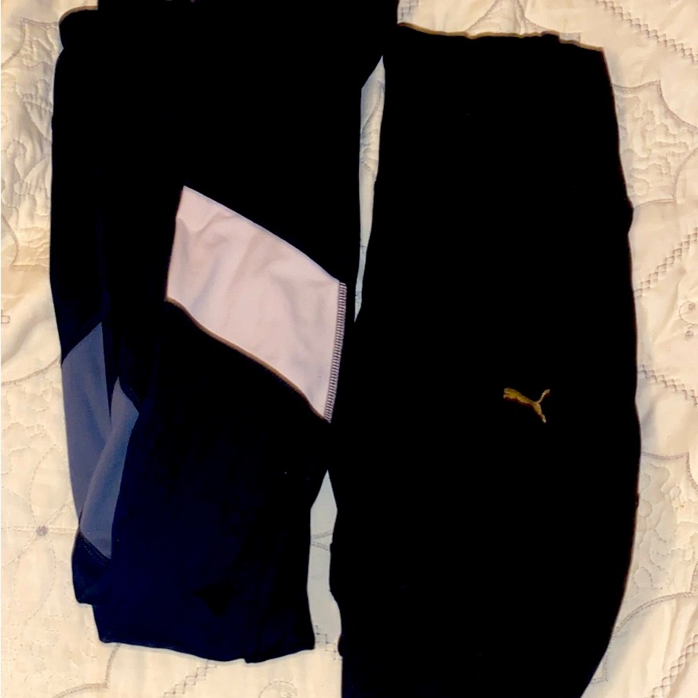 Women workout pants bundle Puma size small other is medium